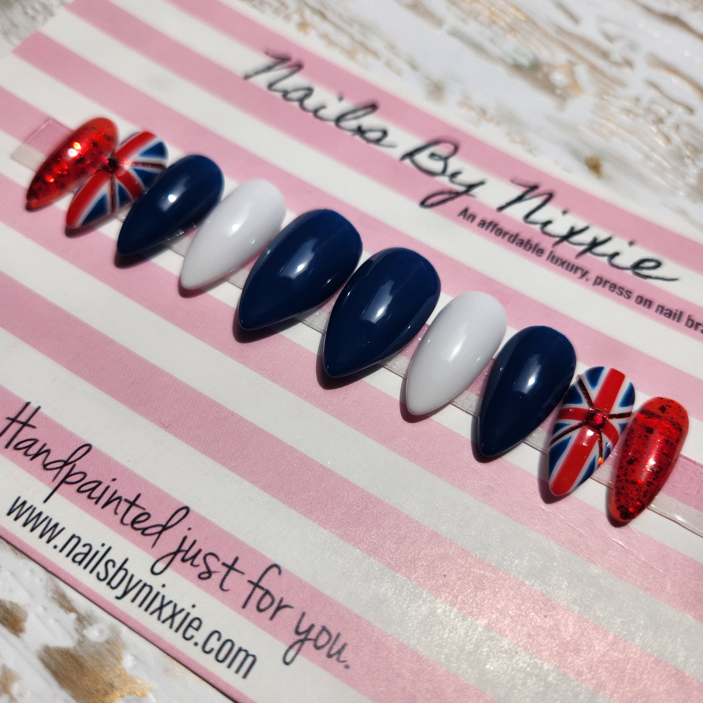 British National nail set