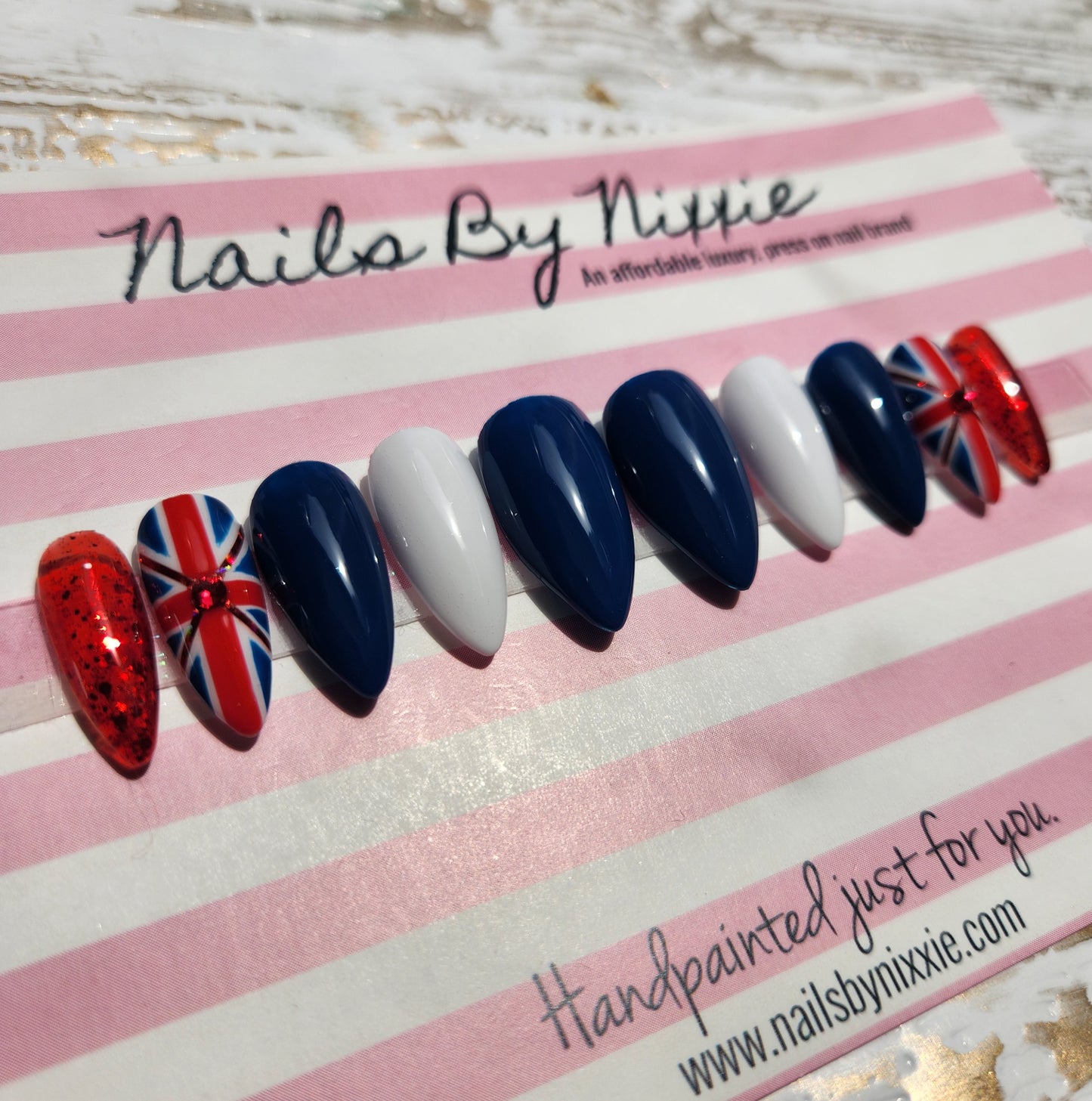 British National nail set