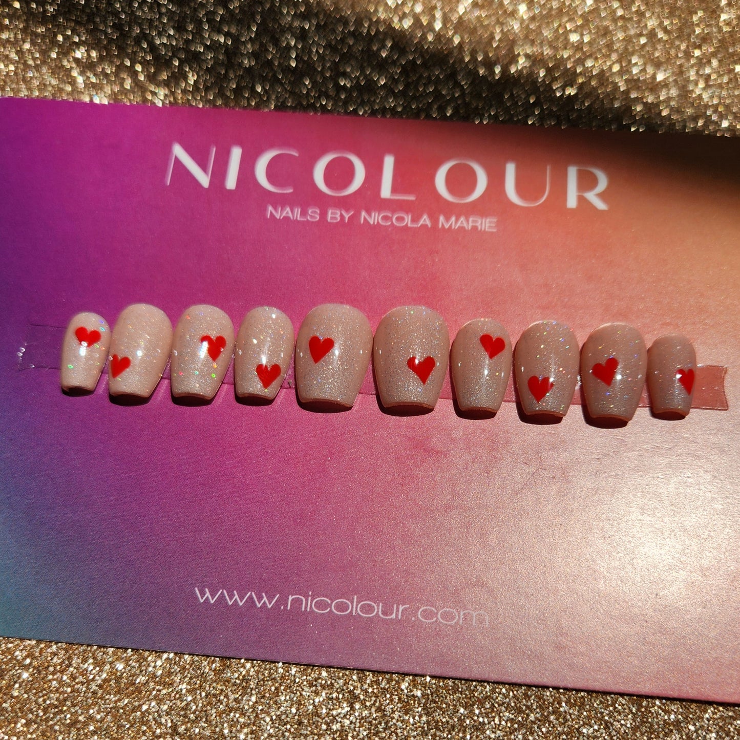 My Heart Flutters nail set