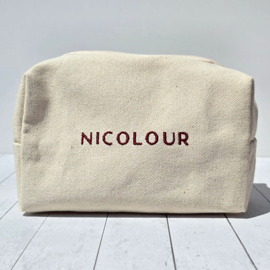Canvas Cosmetic Bag