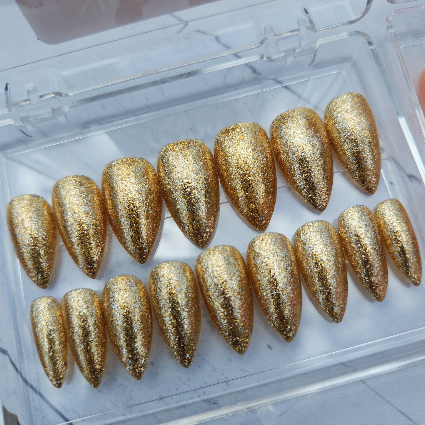 Ready to ship - Medium Stiletto - 20 Piece Nail Set 9