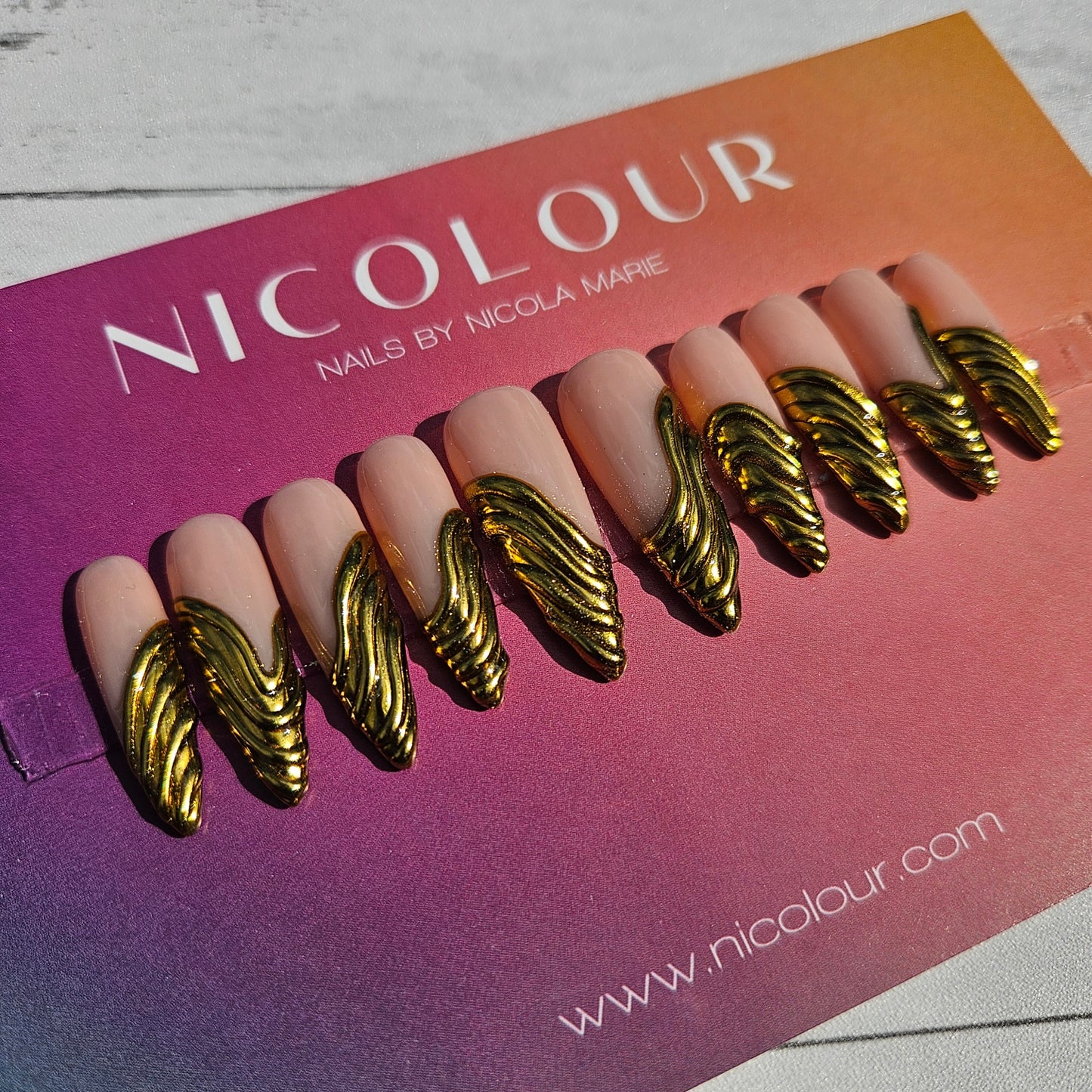 Grecian - Press on nail set