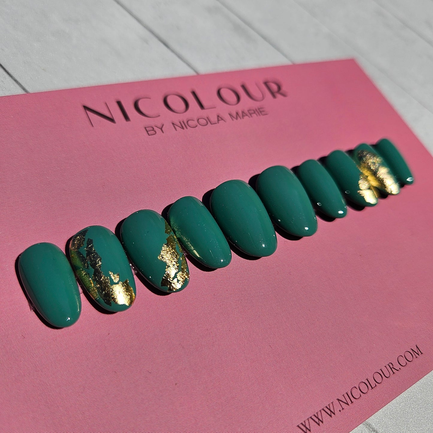 Deep Green nail set