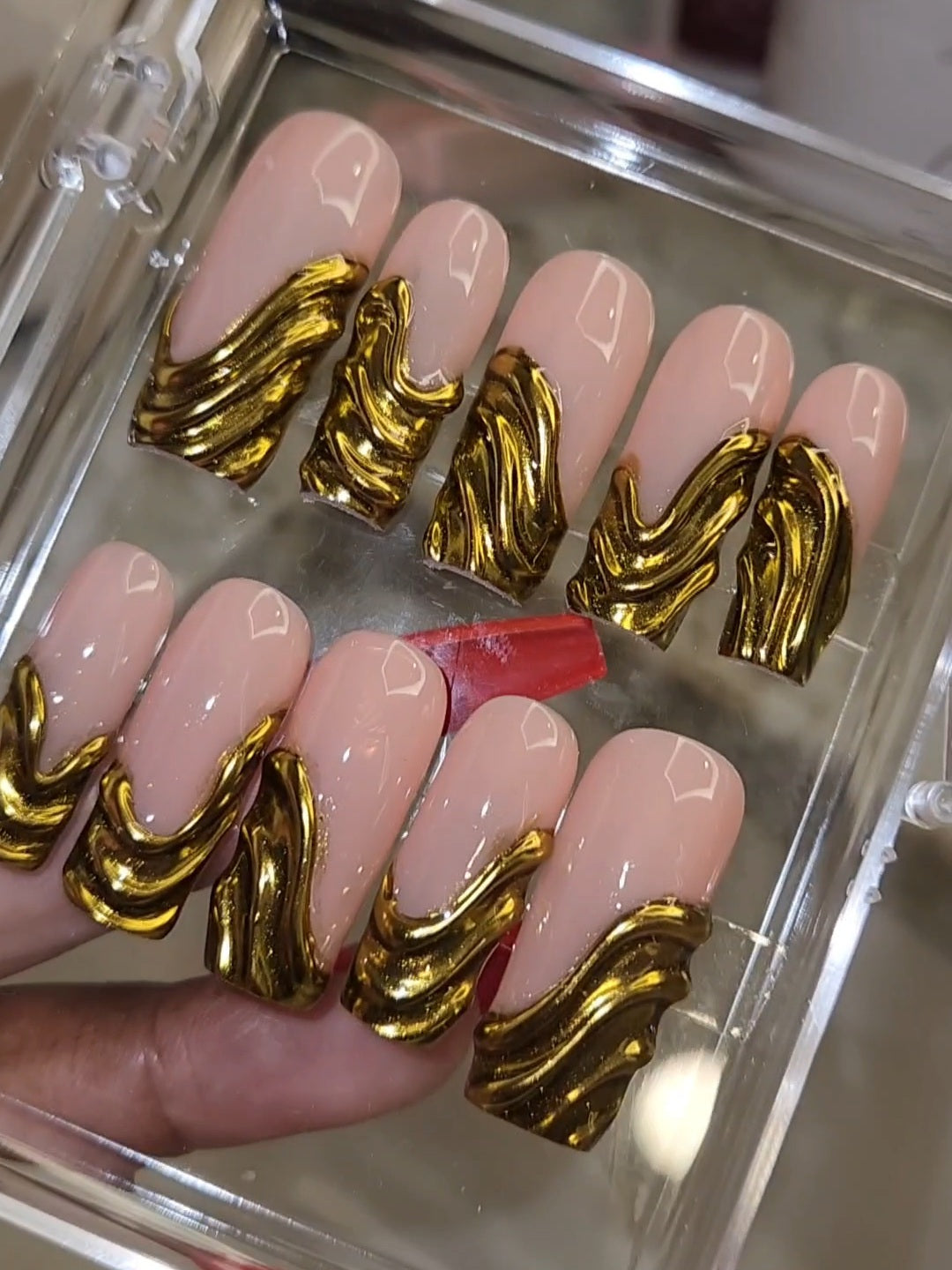 Grecian - Press on nail set