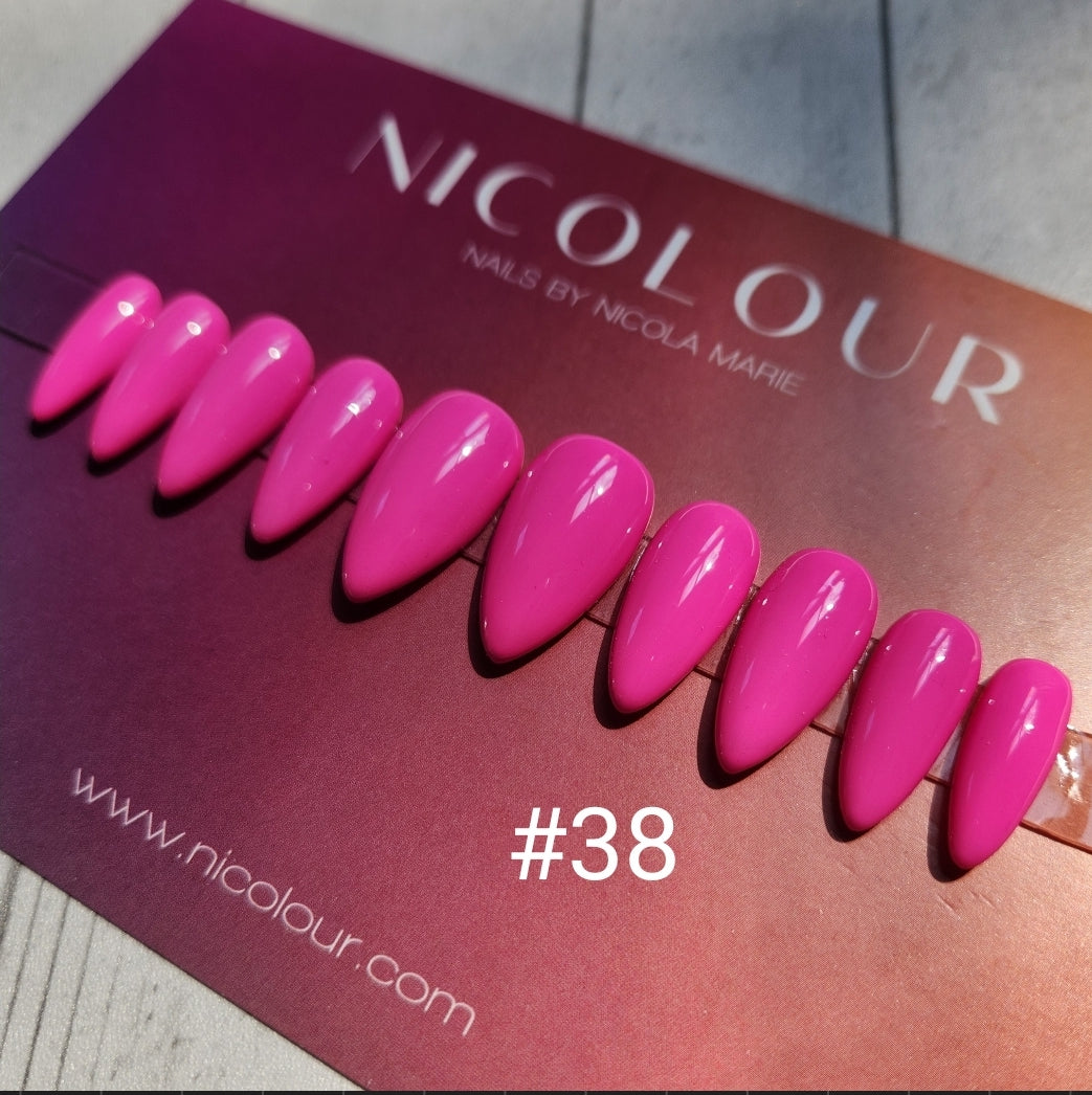 Neon - Solid Color Press on nail set