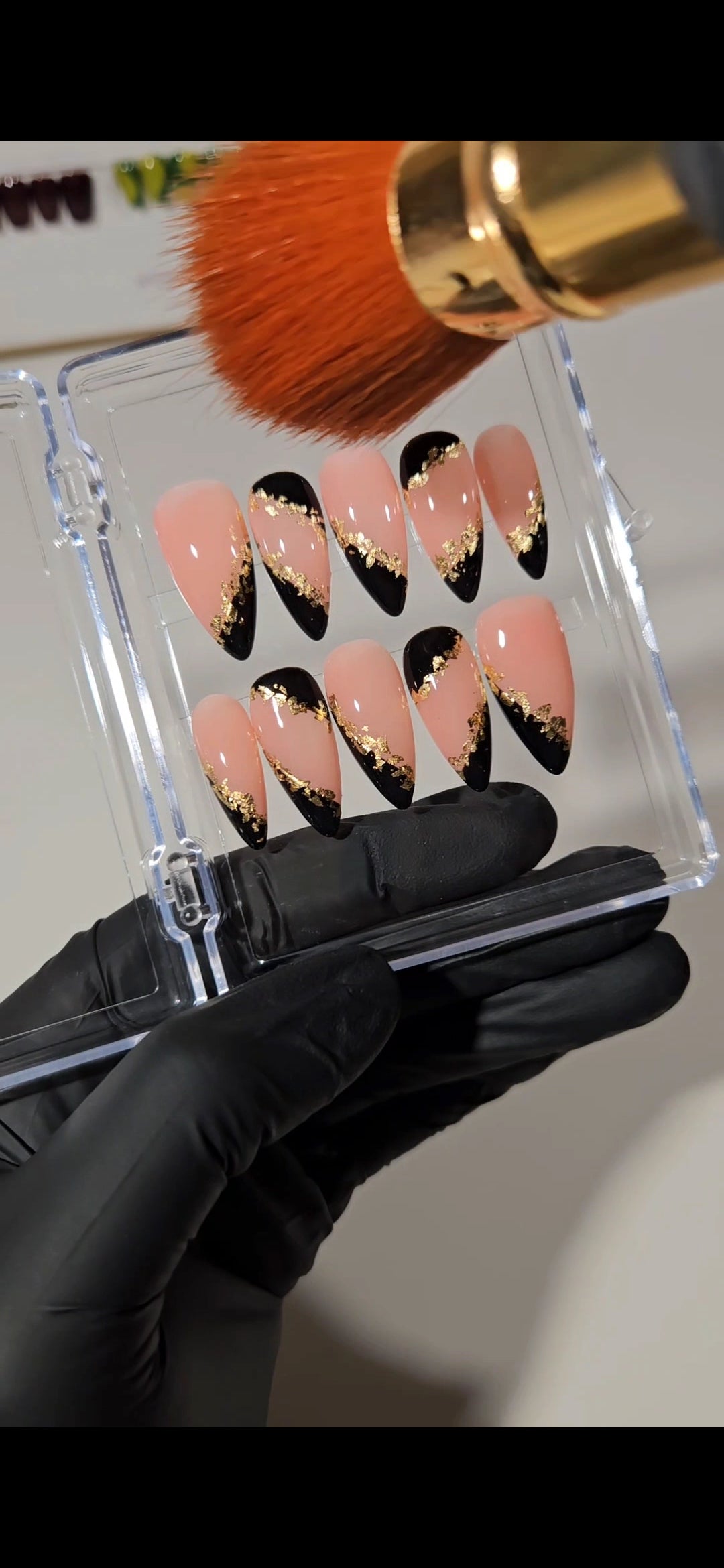 Black Tie - Press On Nail Set