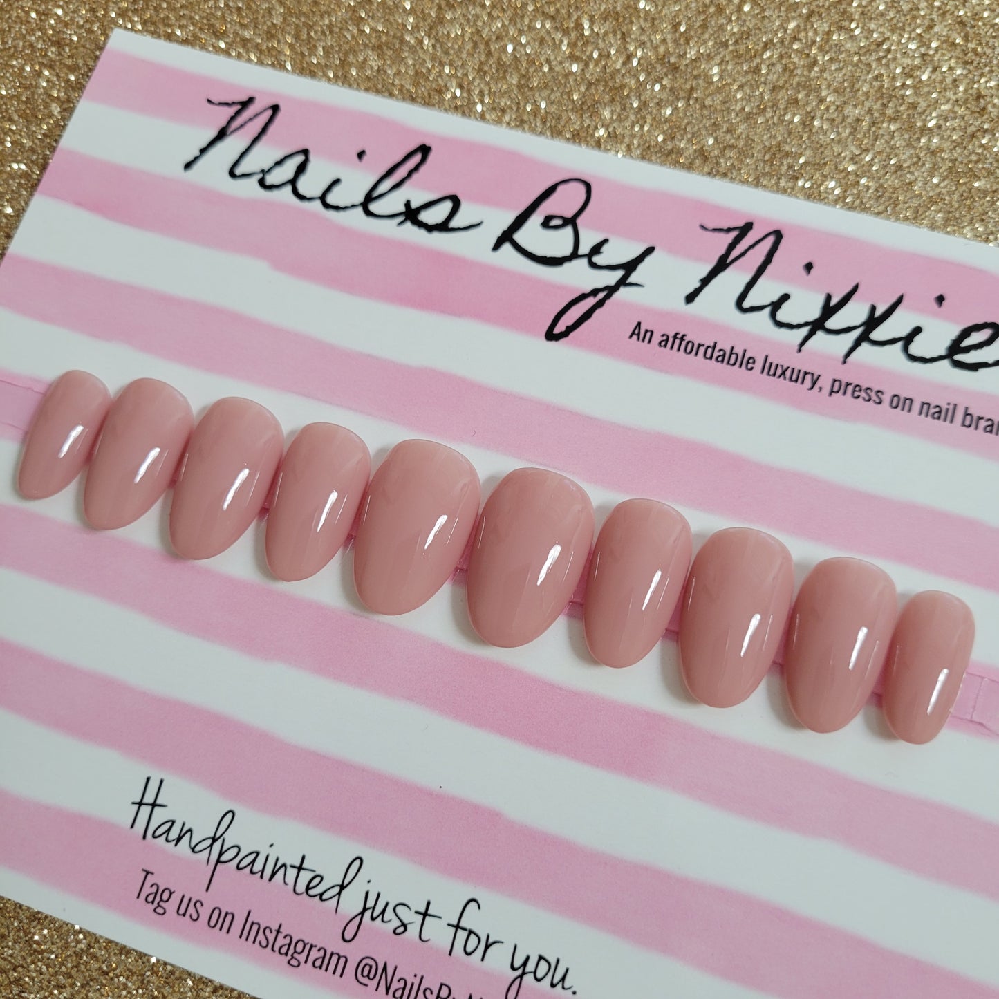 Mauve Nude nail set