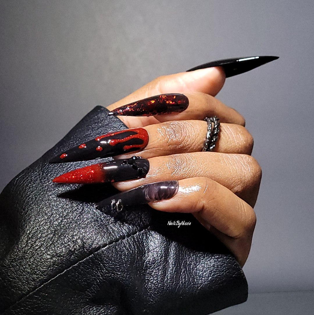 Bad Blood Press on nail set