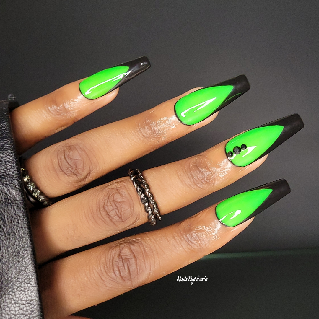 Green Goblin - press on nail set