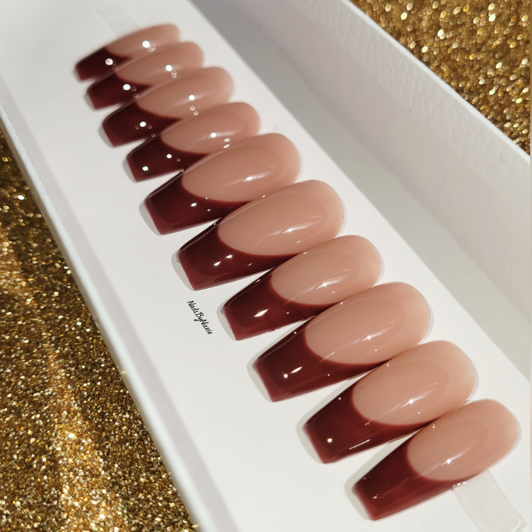 Dipped In Chocolate nail set