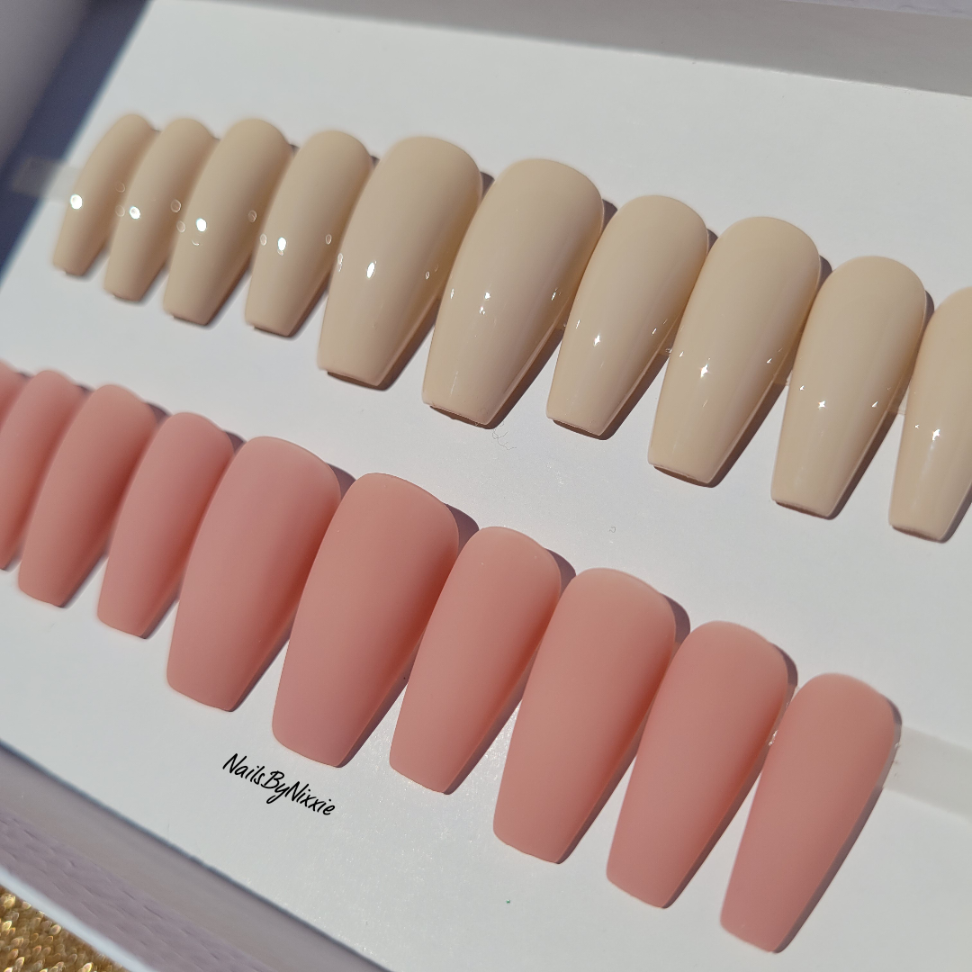 Mauve Nude nail set