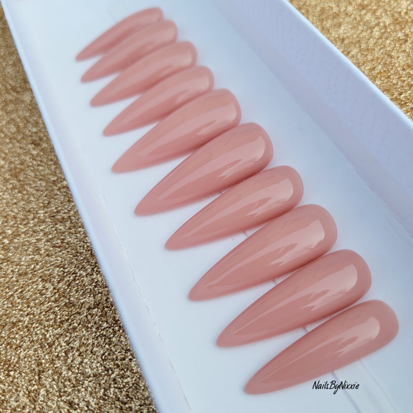 Mauve Nude nail set