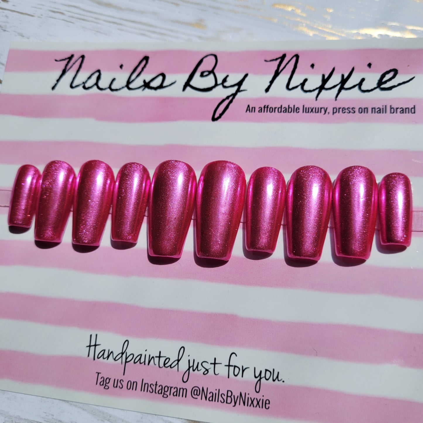 Pink Power nail set