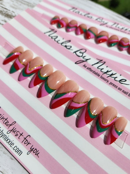 Razzle Dazzle press on nail set