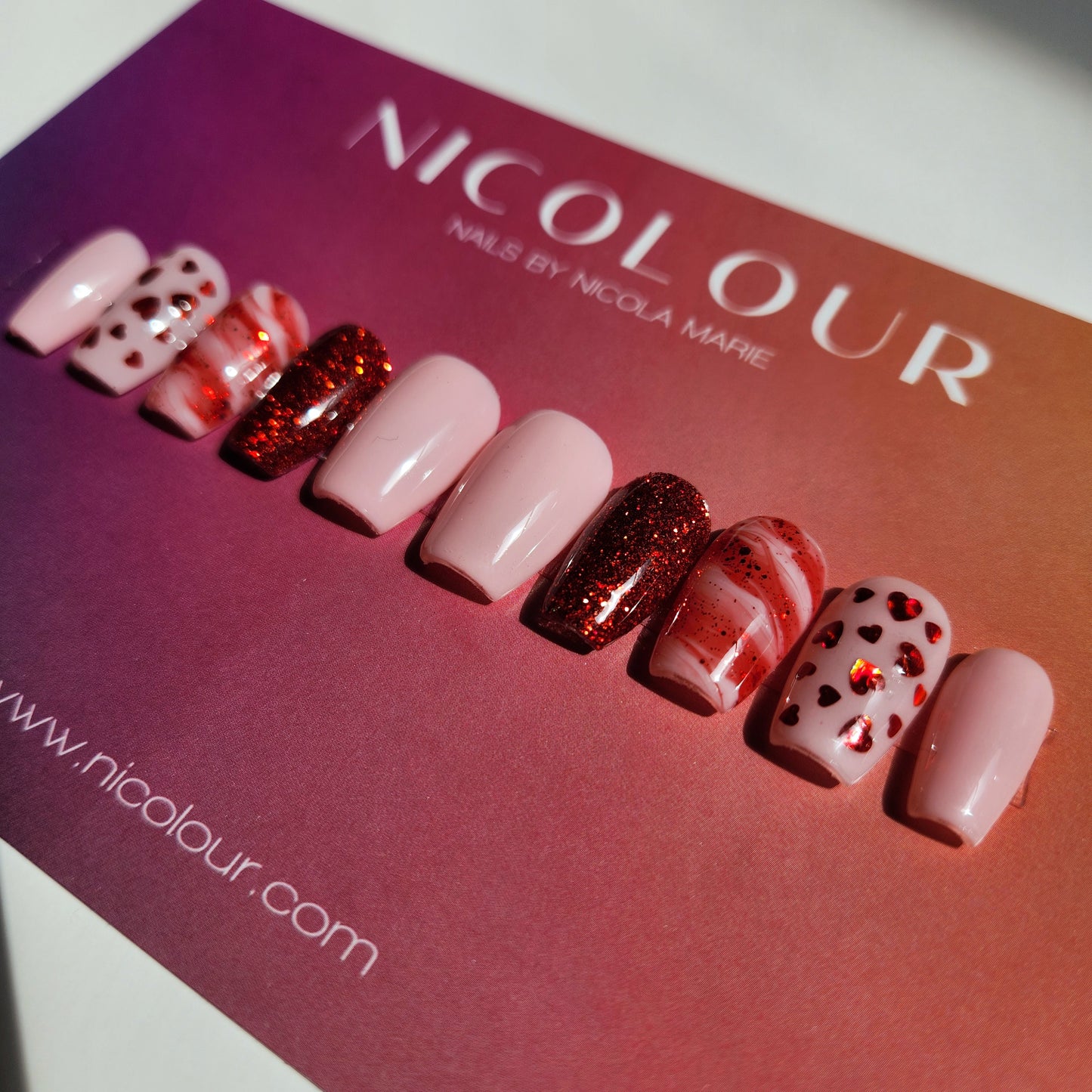 Heart Me nail set