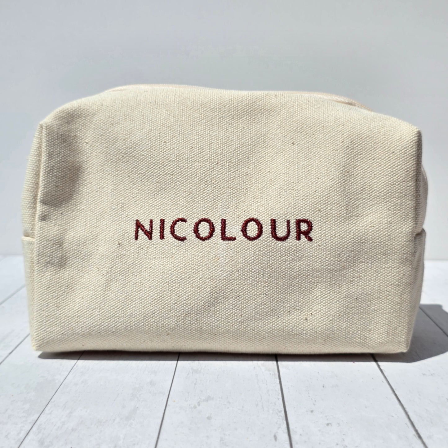 Canvas Cosmetic Bag