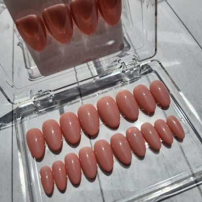 Ready to Ship - Short Almond - 20 Piece Nail Set 21