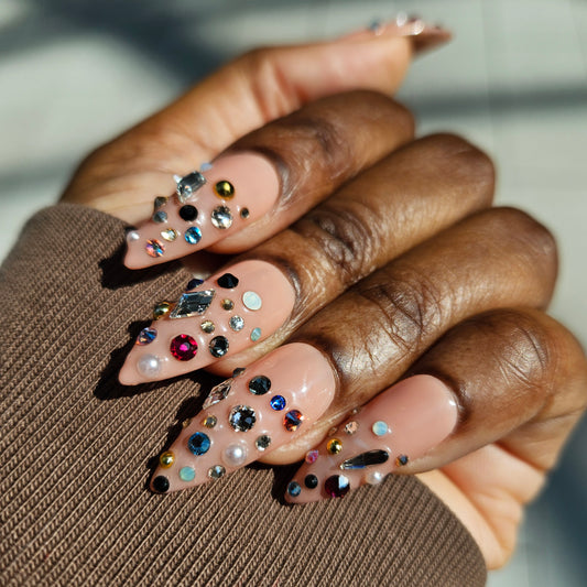Dipped In Dimomds - Press on nail set