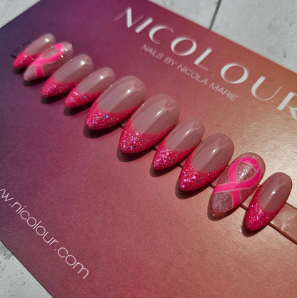 Breast Cancer Awareness - Press On Nail Set