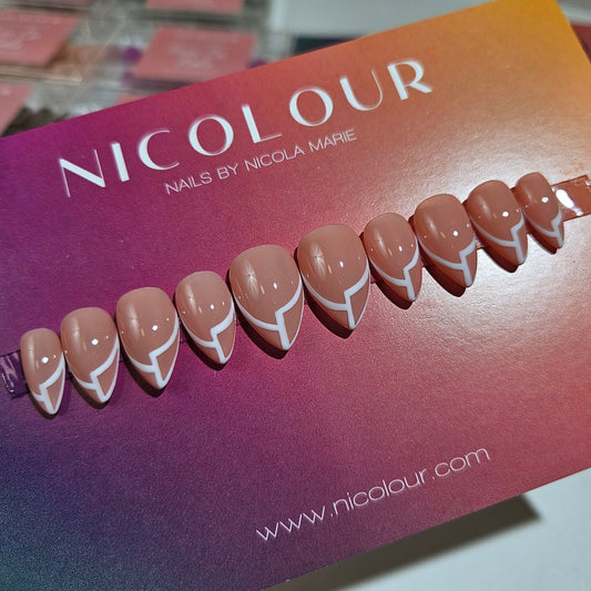 Back & Forth press on nail set