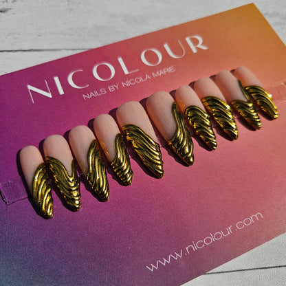 Grecian - Press on nail set