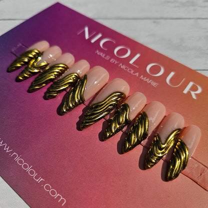 Grecian - Press on nail set