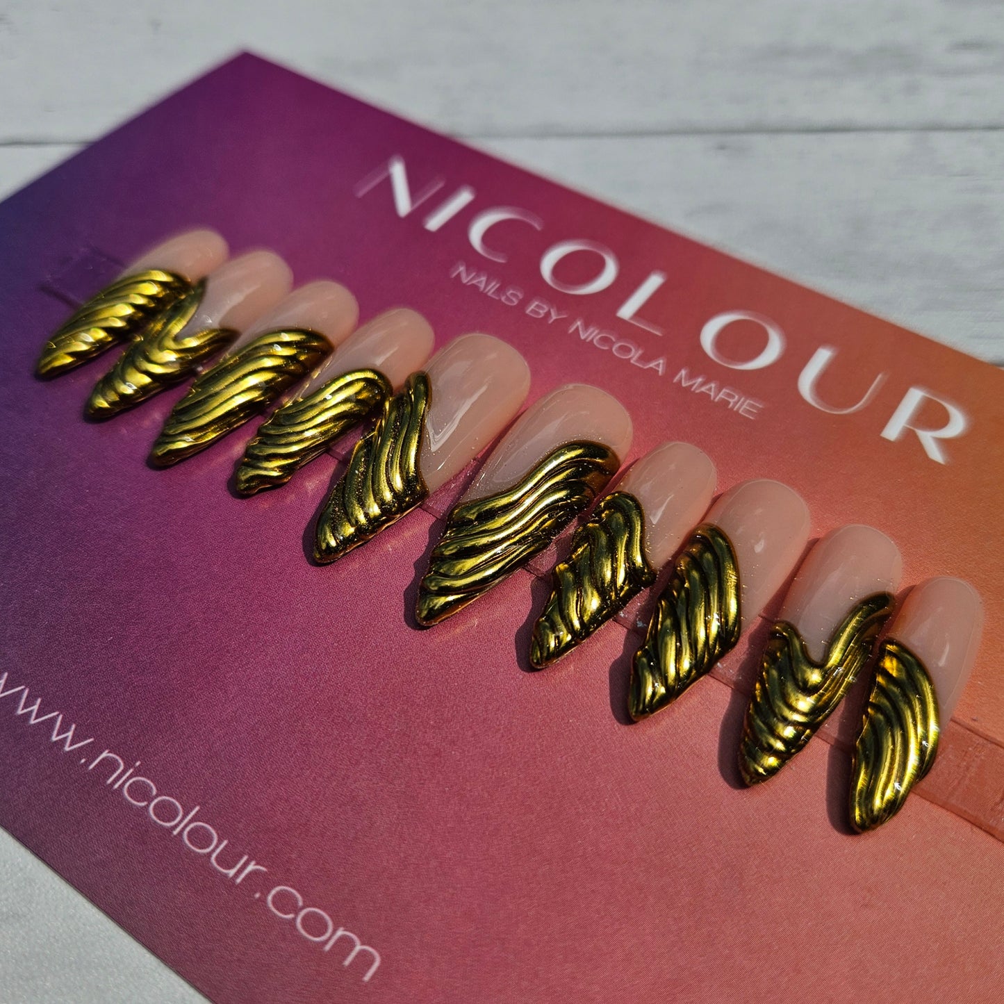 Grecian - Press on nail set