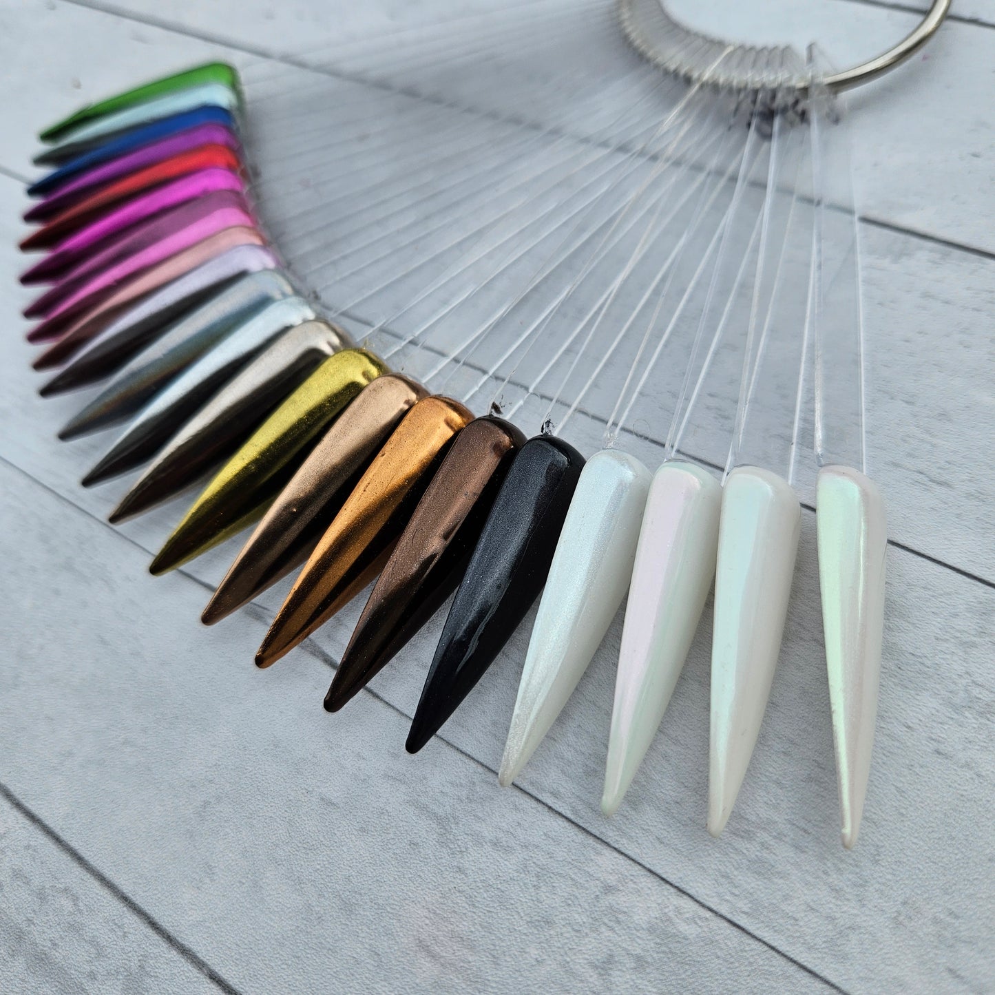 Chrome - Pick Your Solid Color Press on nail set