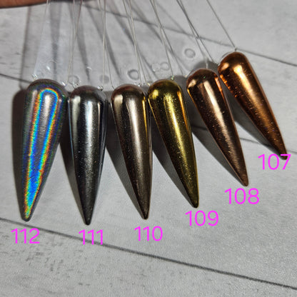 Chrome - Pick Your Solid Color Press on nail set