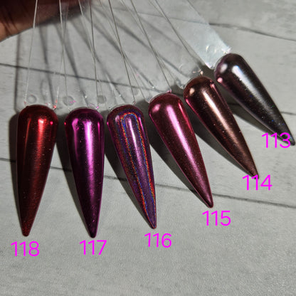 Chrome - Pick Your Solid Color Press on nail set