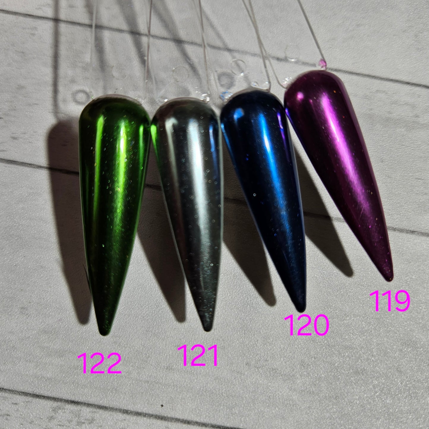 Chrome - Pick Your Solid Color Press on nail set
