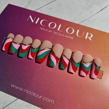 Razzle Dazzle press on nail set