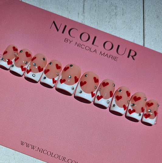 Love and Light - press on nail set