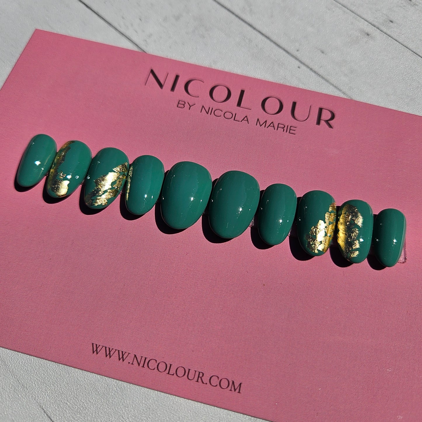 Deep Green nail set