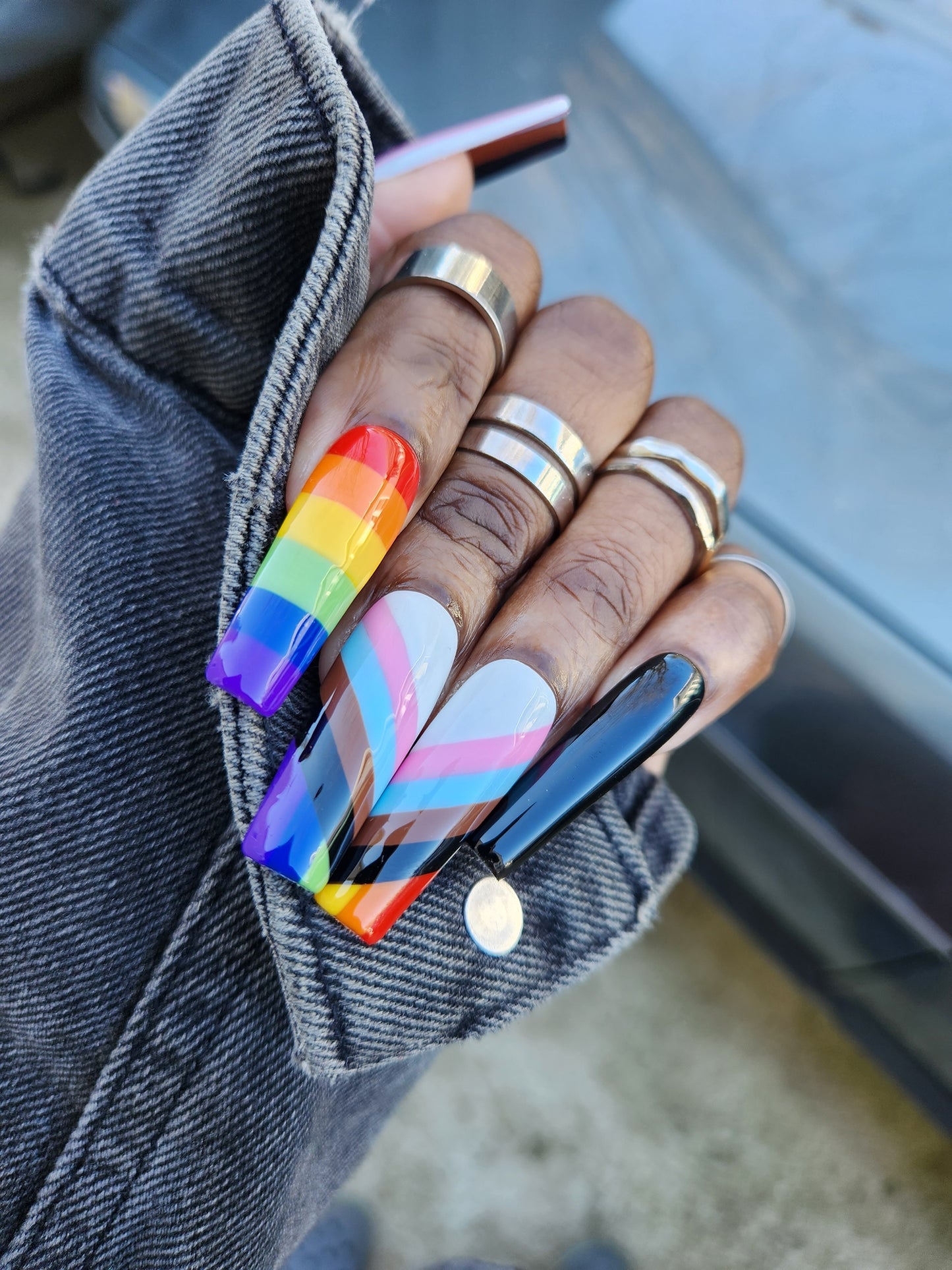 Love Wins - Press on nail set