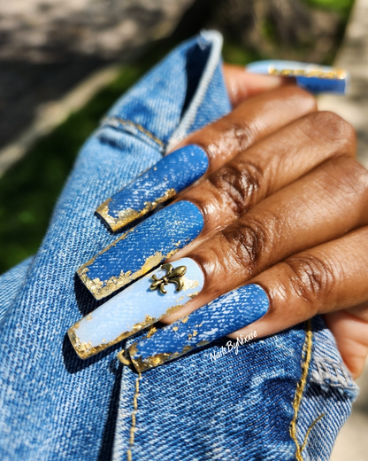 Denim Desire - Press On Nail Set