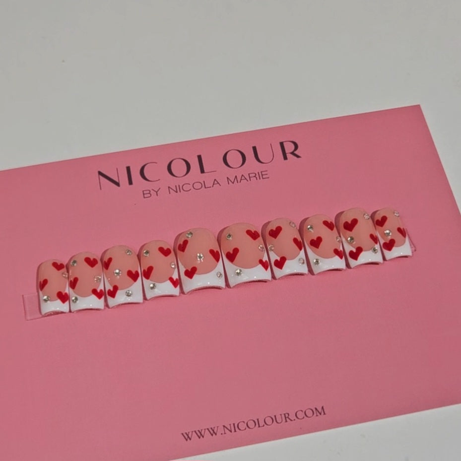 Love and Light - press on nail set