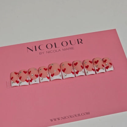 Love and Light - press on nail set