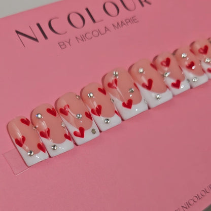 Love and Light - press on nail set