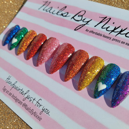 The Love Is Love nail set