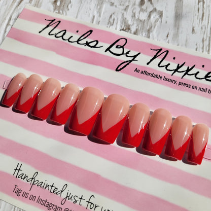 Red Diva nail set