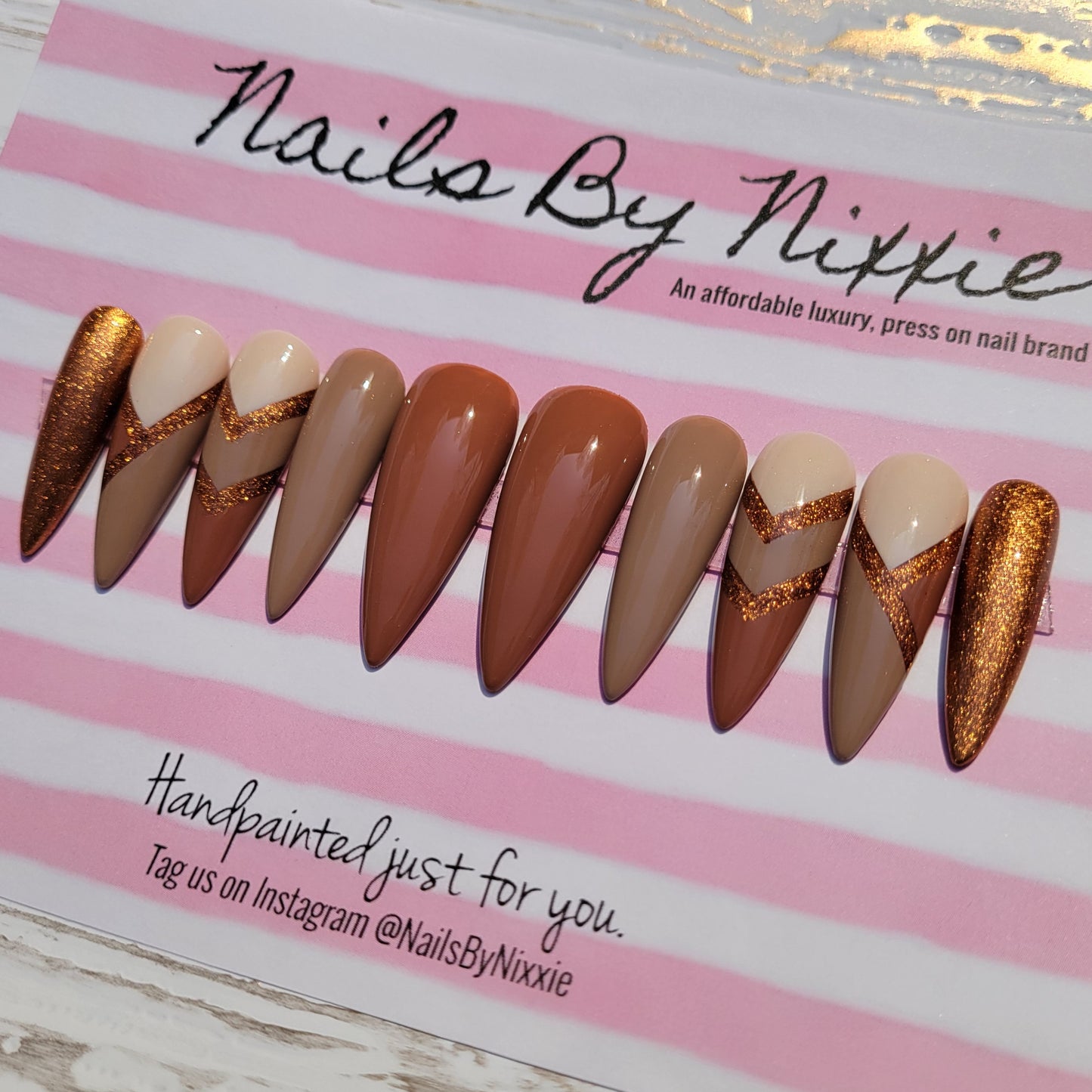 Nude Combination Nail Set