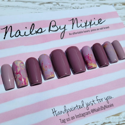 Lilac Me Press On Nail Set