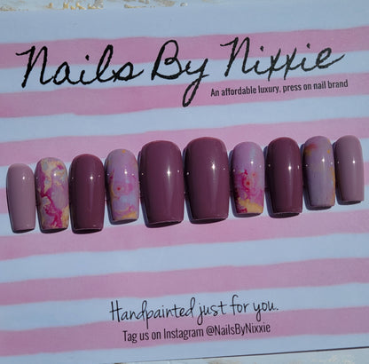 Lilac Me Press On Nail Set