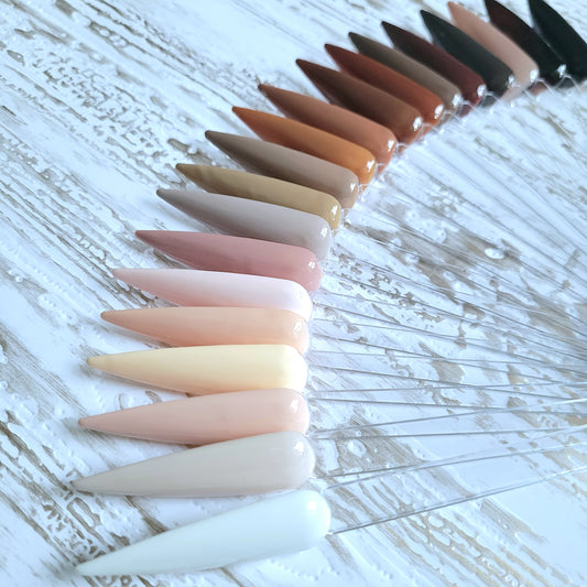 Neutral - Solid Color Press on nail set