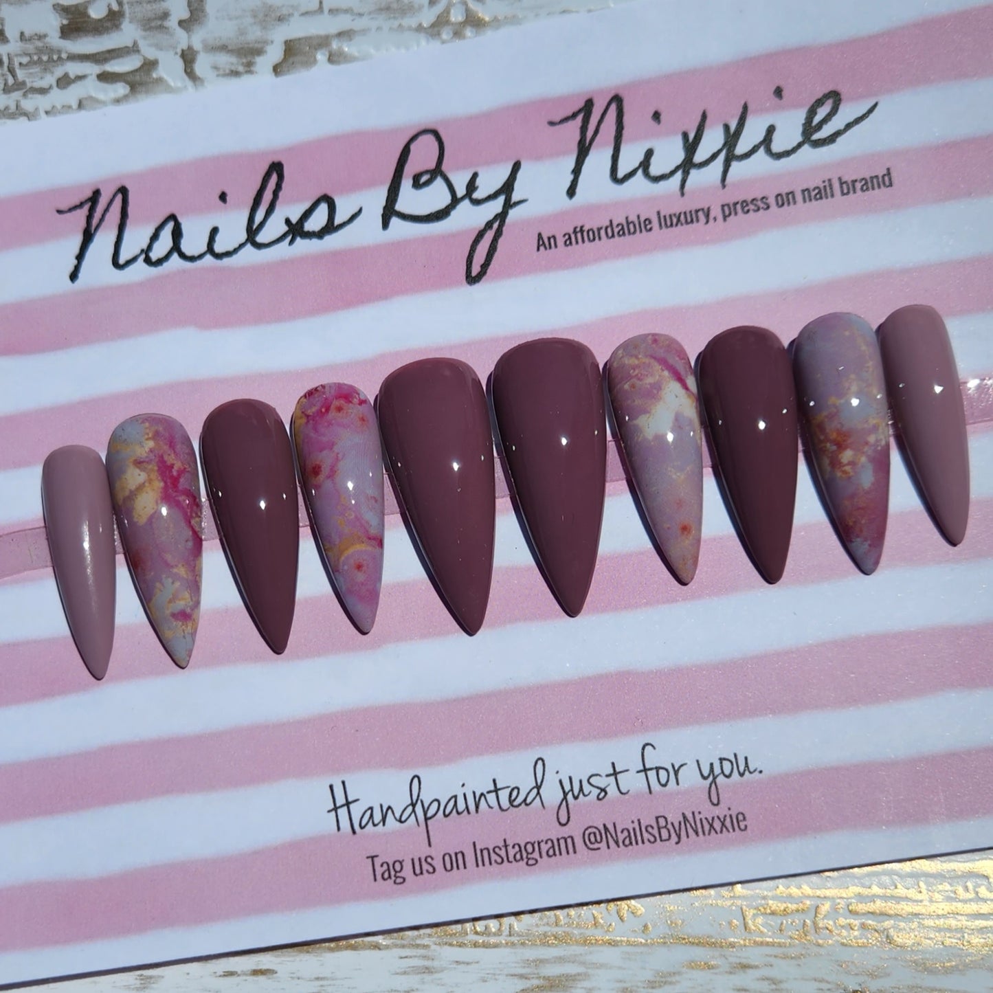 Lilac Me Press On Nail Set