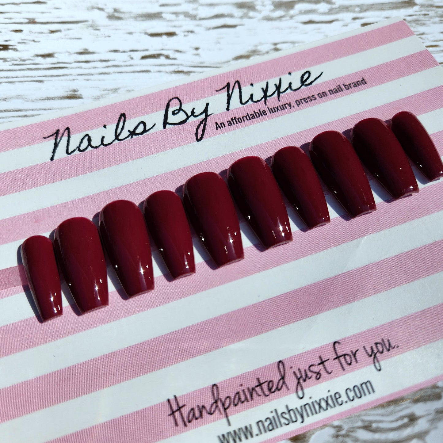 Sangria Duo - Two Press on nail sets