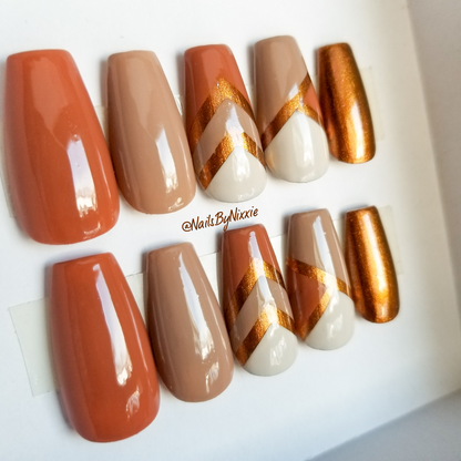 Nude Combination Nail Set