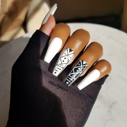 Tribal - Press on Nail Set