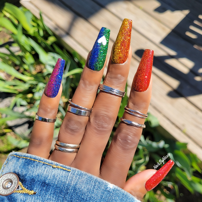 The Love Is Love nail set